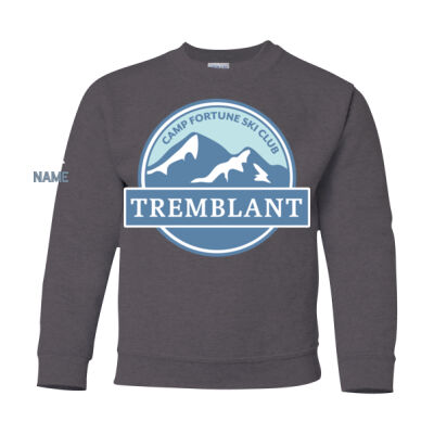 Gildan Youth Tremblant Crest Printed Crewneck Thumbnail